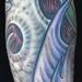 Tattoos - Blue Biomech Sleeve Tattoo detail - 62619